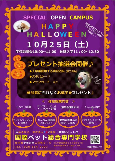 ★次回OC★10月25日（土）スペシャルオープンキャンパス開催！🎉